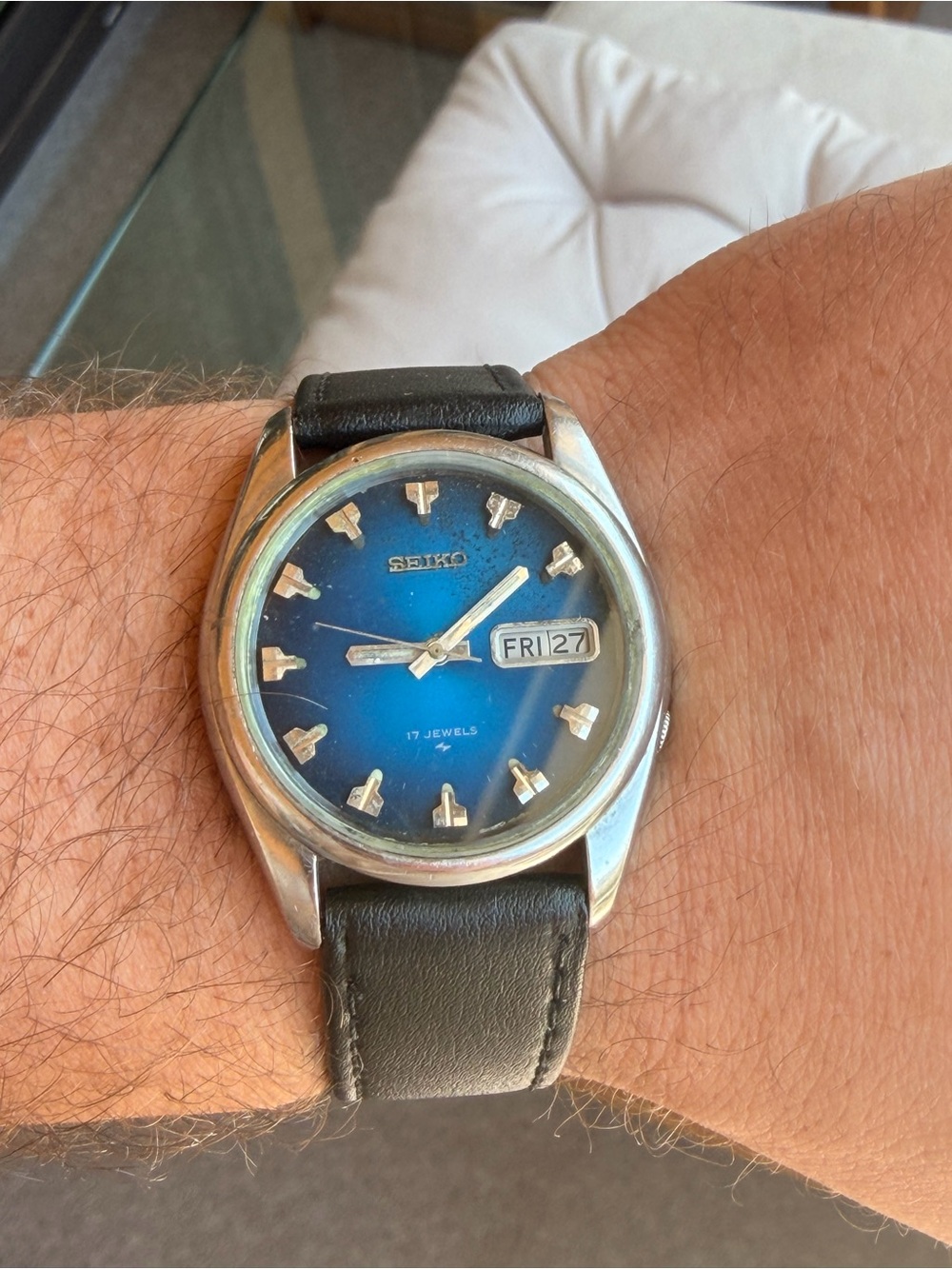 Blue dial Seiko 5 Vintage